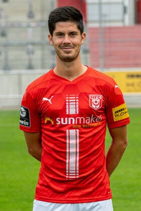 Dennis Mast HFC HFC Hallescher Fussballclub e V 3 Liga, portrait date 2020 2021, Halle Saale Saxony Anhalt Germany