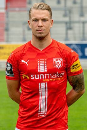 Janek Sternberg HFC HFC Hallescher Fussballclub e V 3 Liga, portrait date 2020 2021, Halle Saale Saxony Anhalt Germany