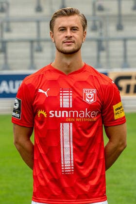 Nick Galle HFC HFC Hallescher Fussballclub e V 3 Liga, portrait date 2020 2021, Halle Saale Saxony Anhalt Germany