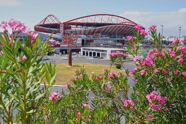 RB LEIPZIG ATLETICO MADRID, Football UEFA Champions League Lisbon, Portugal, 12th August 2020, Estadio da Luz de Benfica, , football stadium before the quarterfinal UEFA Champions League match final tournament FC BARCELONA FC BAYERN MUENCHEN in Season 2019 2020 Photographer Peter Schatz Pool UEFA REGULATIONS PROHIBIT ANY USE OF PHOTOGRAPHS as IMAGE SEQUENCES and or QUASI VIDEO National and international News Agencies OUT Editorial Use ONLY Lisbon Portugal Poolfoto Peter Schatz Pool ,EDITORIAL USE ONLY