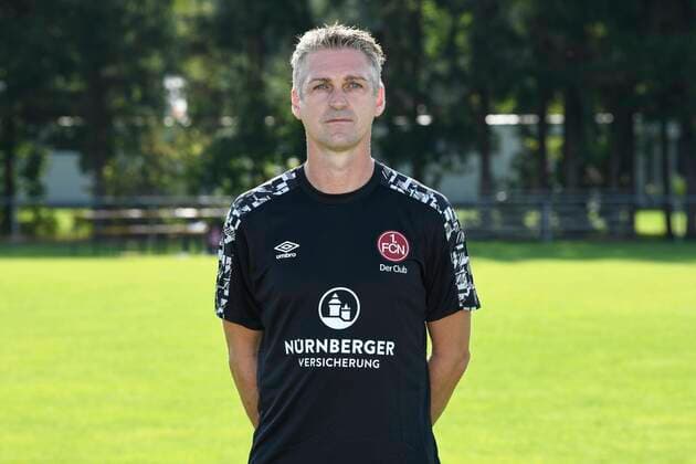 13 08 2020 1 FC Nuernberg FCN Club Season 2020 2021 photo shooting portrait date Marko Riegel Zeugwart 1 FC Nürnberg FCN single picture single photo portrait portrait head picture
