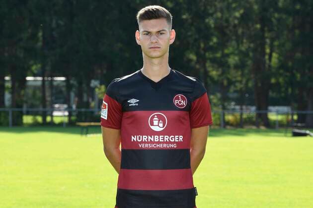 13 08 2020 1 FC Nuremberg FCN Club Season 2020 2021 Photo session Portrait Tom Krauß Krauss 14, 1 FC Nuremberg FCN Single Photo Single Photo Portrait Portrait Head