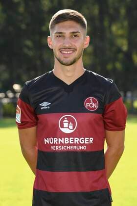 13 08 2020 1 FC Nuernberg FCN Club Season 2020 2021 Photo session portrait appointment Adam Gnezda Cerin 16, 1 FC Nürnberg FCN single photo single photo portrait portrait head photo