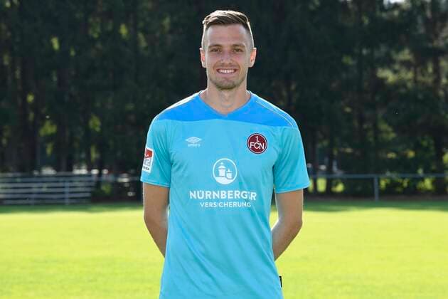 13 08 2020 1 FC Nuernberg FCN Club Season 2020 2021 Photo opportunity portrait appointment Christian Früchtl Fruechtl 1 FC Nürnberg FCN single picture single photo portrait portrait head picture