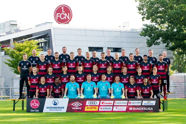 12 08 2020 1 FC Nuremberg FCN Club Season 2020 2021 Photo session Portrait appointment Team Team Squad Team photo Team photo 1 row from left Nikola Dovedan 10, 1 FC Nuremberg FCN Virgil Misidjan 24, 1 FC Nuremberg FCN Andreas Lukse 30, 1 FC Nuremberg FCN Christian Mathenia 26, 1 FC Nuremberg FCN Christian Früchtl Fruechtl 1 FC Nuremberg FCN Patric Klandt 1, 1 FC Nuremberg FCN Oliver Sorg 25, 1 FC Nuremberg FCN Sapreet Singh 8, 1 FC Nürnberg FCN 2 row from left Simon Rhein 36, 1 FC Nürnberg FCN Lukas Schleimer 38, 1 FC Nürnberg FCN Tom Krauß Krauss 14, 1 FC Nürnberg FCN Adam Zrelak 11, 1 FC Nürnberg FCN Johannes Geis 5, 1 FC Nürnberg FCN Adam Gnezda Cerin 16, 1 FC Nürnberg FCN Felix Lohkemper 7, 1 FC Nürnberg FCN Fabian Nürnberger 15, 1 FC Nürnberg FCN Felix Lohkemper 7, 1 FC Nürnberg FCN 3 Row from left Robert Klauß Klauss Coach Head Coach 1 FC Nürnberg FCN Tim Craftsman 6, 1 FC Nürnberg FCN Fabian Schleusener 23, 1 FC Nürnberg FCN Noel Knothe 35, 1 FC Nürnberg FCN Asger Sörensen 4, 1 FC Nürnberg FCN Lukas Mühl Muehl 28, 1 FC Nürnberg FCN Hanno Behrens 18, 1 FC Nürnberg FCN Georg Margreitter 33, 1 FC Nürnberg FCN Ekin Celebi 39, 1 FC Nürnberg FCN Enrico Valentini 22, 1 FC Nuremberg FCN 4 Row from left Frank Steinmetz Co-Trainer 1 FC Nuremberg FCN Tobias Schweinsteiger Co-Trainer 1 FC Nuremberg FCN Tobias Dippert Athletics and Rehab Coach 1 FC Nuremberg FCN Dennis Neudahm Goalkeeping Coach 1 FC Nuremberg FCN Maurizio Zoccola Video Analysis Analyst 1 FC Nuremberg FCN Marko Riegel Zeugwart 1 FC Nuremberg FCN James Morgan Physiot