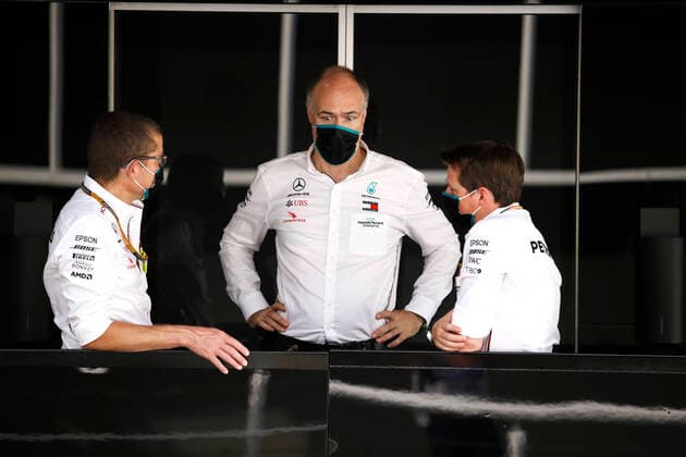 Motorsports FIA Formula One World Championship 2020, Grand Prix of Spain, Simon Cole GBR, Mercedes AMG Petronas Formula One Team , Evan Short GBR, Mercedes AMG Petronas Formula One Team , Barcelona Spain