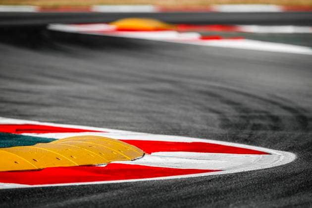 Motorsports FIA Formula One World Championship 2020, Grand Prix of Spain, Circuit de Barcelona Catalunya, Curbs Barcelona Spain