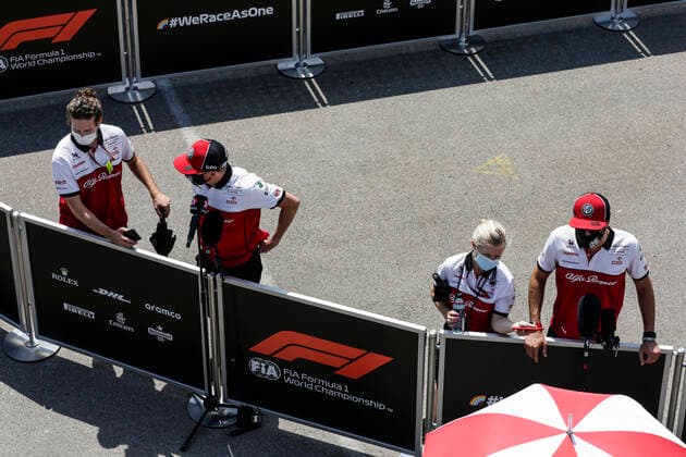 Motorsports FIA Formula One World Championship 2020, Grand Prix of Spain, 7 Kimi Raikkonen FIN, Alfa Romeo Racing ORLEN , 99 Antonio Giovinazzi ITA, Alfa Romeo Racing ORLEN , Barcelona Spain
