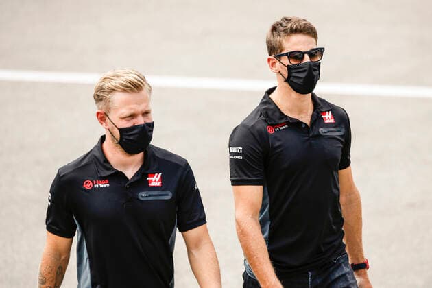 Motorsports FIA Formula One World Championship 2020, Grand Prix of Spain, 20 Kevin Magnussen DEN, Haas F1 Team , 8 Romain Grosjean FRA, Haas F1 Team , Barcelona Spain