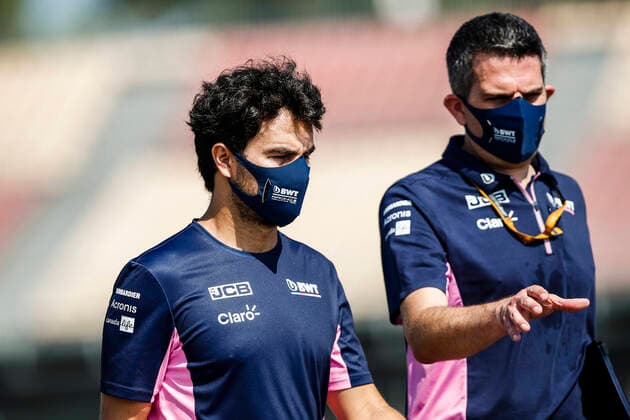 Motorsports FIA Formula One World Championship 2020, Grand Prix of Spain, 11 Sergio Perez MEX, BWT Racing Point F1 Team, Barcelona Spain