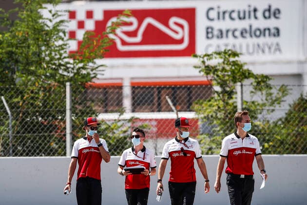 Motorsports FIA Formula One World Championship 2020, Grand Prix of Spain, 99 Antonio Giovinazzi ITA, Alfa Romeo Racing ORLEN , Barcelona Spain