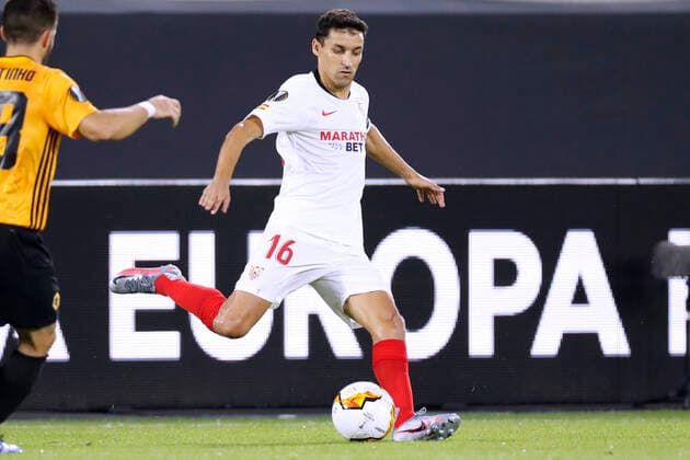 NAVAS Jesus Captain Team Sevilla FC Finals 2020 EUROPE LEAGUE Quarterfinal Wanderers FC Sevilla FC 0 1 in Duisburg on 11 August 2020 UEFA CL regulations prohibit any use of photographs as image sequences and or quasi video