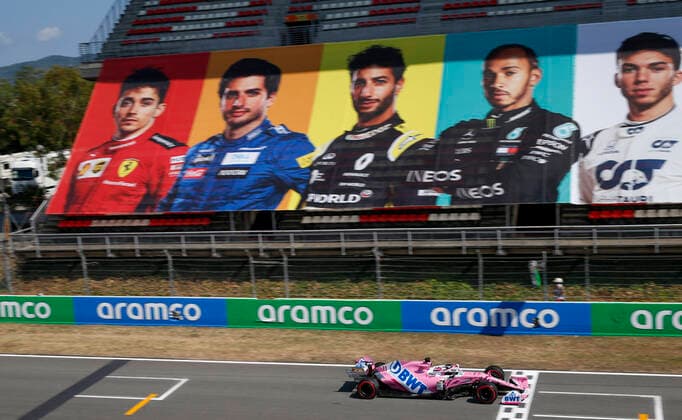 Motorsports FIA Formula One World Championship 2020, Grand Prix of Spain, 11 Sergio Perez MEX, BWT Racing Point F1 Team, Barcelona Spain