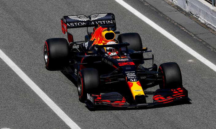 Motorsports FIA Formula One World Championship 2020, Grand Prix of Spain, 33 Max Verstappen NLD, Aston Martin Red Bull Racing, Barcelona Spain