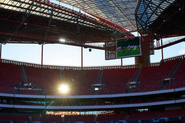FC BAYERN MUNICH FC BARCELONA 8 2 , Football UEFA Champions League Lisbon, Lisbon, Portugal, 14th August 2020 Estadio da Luz de Benfica football stadium in the quarterfinal UEFA Champions League match final tournament FC BAYERN MUNICH FC BARCELONA 8 2 in Season 2019 2020, FCB, Munich, Barca Photographer Peter Schatz Pool UEFA REGULATIONS PROHIBIT ANY USE OF PHOTOGRAPHS as IMAGE SEQUENCES and or QUASI VIDEO National and international News Agencies OUT Editorial Use ONLY Lisbon Estadio da Luz de Benfica Portugal Poolfoto Peter Schatz Pool ,EDITORIAL USE ONLY