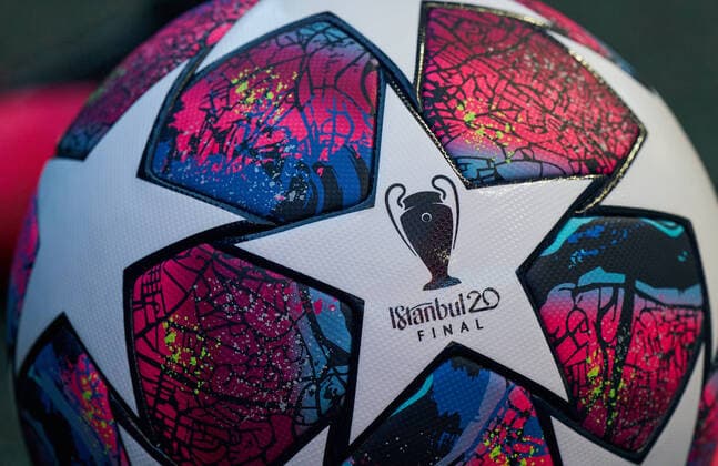 FC BAYERN MUNICH FC BARCELONA 8 2 , Football UEFA Champions League Lisbon, Lisbon, Portugal, 14th August 2020 official UEFA Champions League match ball game ball Adidas Finale 19,leather ball, football, istanbul in the quarterfinal UEFA Champions League match final tournament FC BAYERN MUNICH FC BARCELONA 8 2 in Season 2019 2020, FCB, Munich, Barca Photographer Peter Schatz Pool UEFA REGULATIONS PROHIBIT ANY USE OF PHOTOGRAPHS as IMAGE SEQUENCES and or QUASI VIDEO National and international News Agencies OUT Editorial Use ONLY Lisbon Estadio da Luz de Benfica Portugal Poolfoto Peter Schatz Pool ,EDITORIAL USE ONLY