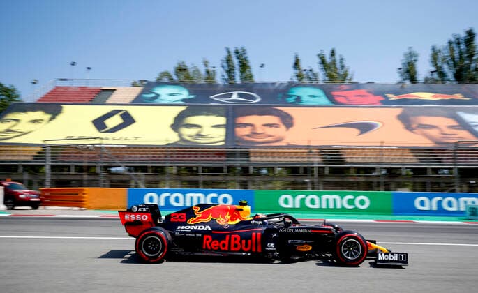 Motorsports FIA Formula One World Championship 2020, Grand Prix of Spain, 23 Alexander Albon THA, Aston Martin Red Bull Racing, Barcelona Spain