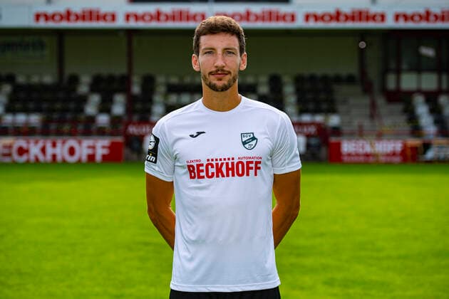 Yannick Langesberg Sport Club Verl 1924 3 Liga, portrait date 2020 2021, Copyright: xChristopherxNeundorfx xKirchner-Mediax