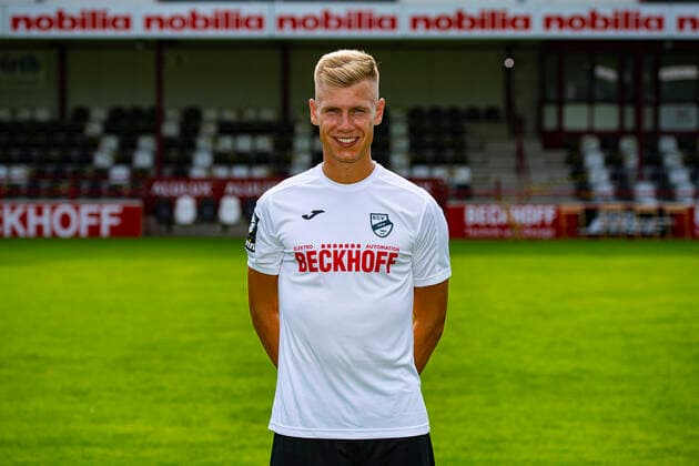 Barne Pernot Sport Club Verl 1924 3 Liga, portrait date 2020 2021, Copyright: xChristopherxNeundorfx xKirchner-Mediax
