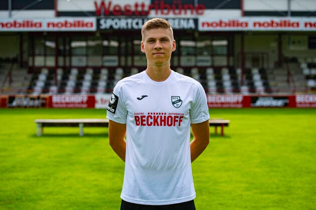 Lasse Jürgensen Sport Club Verl 1924 3 Liga, portrait date 2020 2021, Copyright: xChristopherxNeundorfx xKirchner-Mediax