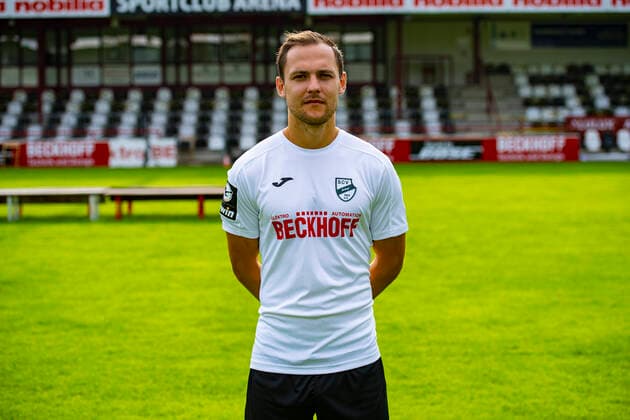 Steffen Lang Sport Club Verl 1924 3 Liga, portrait date 2020 2021, Copyright: xChristopherxNeundorfx xKirchner-Mediax