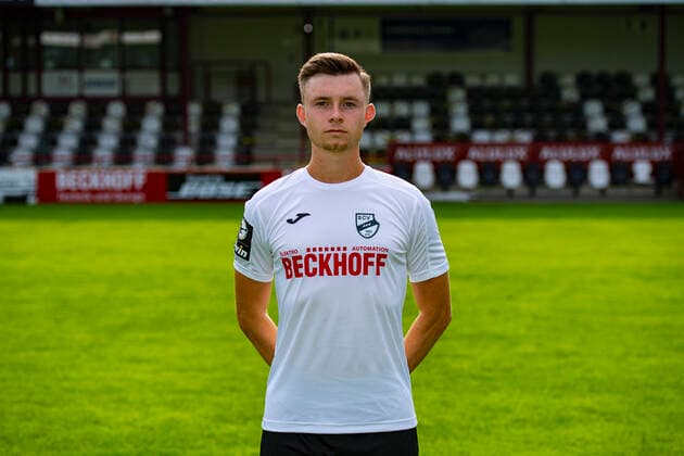 Fabian Brosowski Sport Club Verl 1924 3 Liga, portrait date 2020 2021, Copyright: xChristopherxNeundorfx xKirchner-Mediax