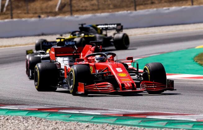 Motorsports FIA Formula One World Championship 2020, Grand Prix of Spain, 5 Sebastian Vettel GER, Scuderia Ferrari Mission Winnow , Barcelona Spain