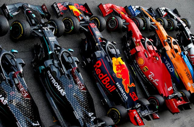 Motorsports FIA Formula One World Championship 2020, Grand Prix of Spain, Parc ferme Barcelona Spain