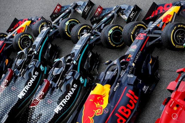 Motorsports FIA Formula One World Championship 2020, Grand Prix of Spain, Parc ferme Barcelona Spain