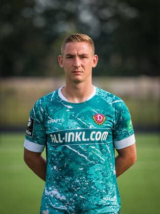 Goalkeeper Kevin Broll Portrait photos of the SG Dynamo Dresden Football, Soccer, 3 League, Season 2020 2021, Head, Head Photo, Portrait, Portrait, AOK Plus Walter Fritzsch Academy Dresden 14 August 2020
