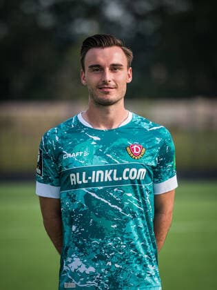 Goalkeeper Stefan Kiefer Portrait photos of SG Dynamo Dresden Football, Soccer, 3 League, Season 2020 2021, head, head photo, portrait, portrait, AOK Plus Walter Fritzsch Academy Dresden 14 August 2020