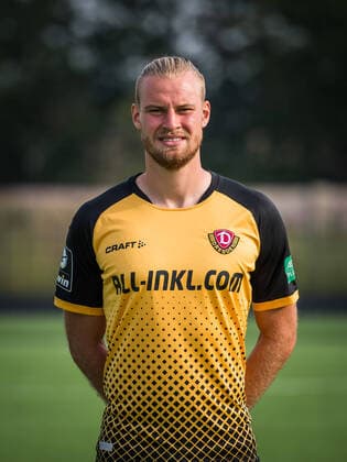 Sebastian Mai Portrait Photos of SG Dynamo Dresden Football, Soccer, 3 League, Season 2020 2021, Head, Head Photo, Portrait, Portrait, AOK Plus Walter Fritzsch Academy Dresden 14 August 2020