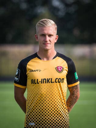 Luca Stor Portrait Photos of SG Dynamo Dresden Football, Soccer, 3 League, Season 2020 2021, Head, Head Photo, Portrait, Portrait, AOK Plus Walter Fritzsch Academy Dresden 14 August 2020