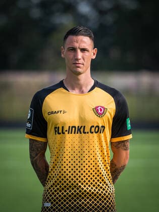 Panagiotis Vlachodimos Portrait Photos of SG Dynamo Dresden Football, Soccer, 3 League, Season 2020 2021, Head, Head Photo, Portrait, Portrait, AOK Plus Walter Fritzsch Academy Dresden 14 August 2020
