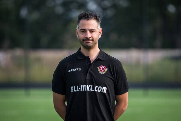 Dr Onays Al Sadi team doctor portrait photos of SG Dynamo Dresden football, soccer, 3 league, season 2020 2021, head, head photo, portrait, portrait, AOK Plus Walter Fritzsch Academy Dresden 14 August 2020