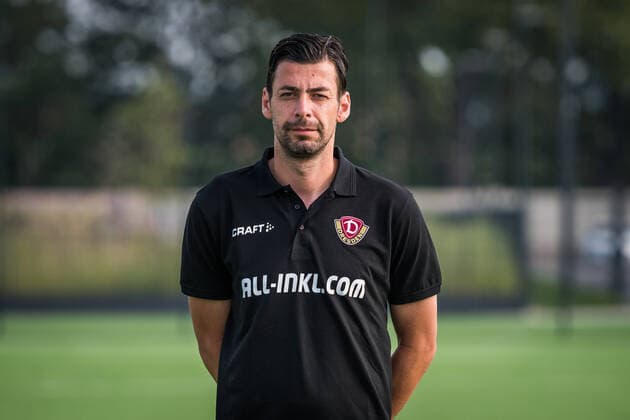 Ferydoon Zandi Co Coach Portrait Photos of SG Dynamo Dresden Football, Soccer, 3 League, Season 2020 2021, Head, Head Photo, Portrait, Portrait, AOK Plus Walter Fritzsch Akademie Dresden 14 August 2020