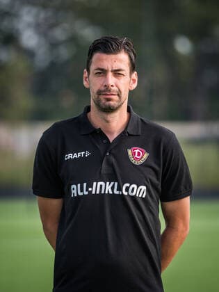 Ferydoon Zandi Co Coach Portrait Photos of SG Dynamo Dresden Football, Soccer, 3 League, Season 2020 2021, Head, Head Photo, Portrait, Portrait, AOK Plus Walter Fritzsch Akademie Dresden 14 August 2020