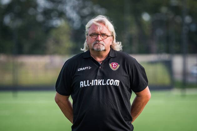 Heiko Scholz Co Coach Portrait Photos of SG Dynamo Dresden Football, Soccer, 3 League, Season 2020 2021, Head, Head Photo, Portrait, Portrait, AOK Plus Walter Fritzsch Academy Dresden 14 August 2020