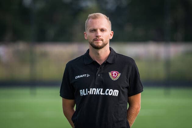 Jacob Wolf Sports Scientist Portrait Photos of SG Dynamo Dresden Football, Soccer, 3 League, Season 2020 2021, Head, Head Photo, Portrait, Portrait, AOK Plus Walter Fritzsch Academy Dresden 14 August 2020