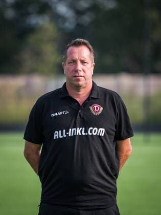 Markus Kauczinski Head Coach Portrait Photos of SG Dynamo Dresden Football, Soccer, 3 League, Season 2020 2021, Head, Head Photo, Portrait, Portrait, AOK Plus Walter Fritzsch Academy Dresden 14 August 2020