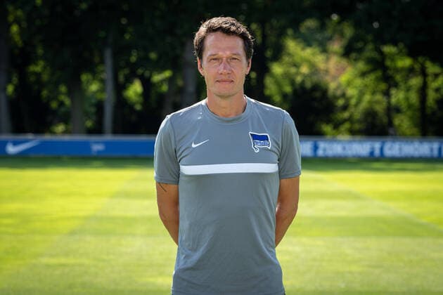 Football Berlin 17 08 2020 Season 2020 2021 1 BL DFL Hertha BSC Berlin Portrait date 2020 2021 Henrik Kuchno Hertha BSC, athletics coach