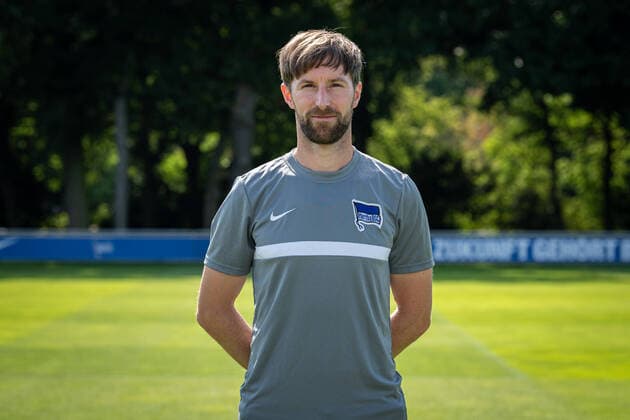Football Berlin 17 08 2020 Season 2020 2021 1 BL DFL Hertha BSC Berlin Portrait date 2020 2021 Hendrik Vieth Hertha BSC, athletics coach