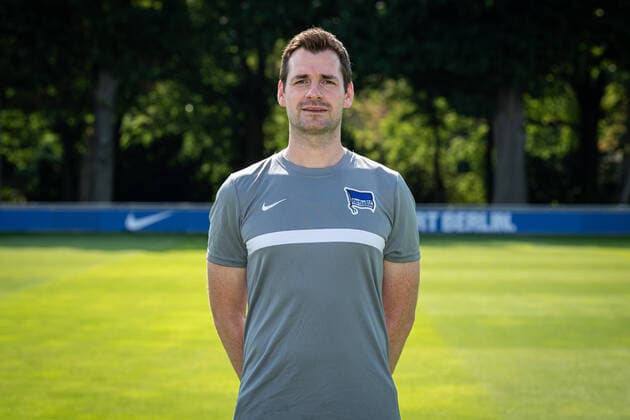 Football Berlin 17 08 2020 Season 2020 2021 1 BL DFL Hertha BSC Berlin Portrait date 2020 2021 Michael Becker Hertha BSC, physiotherapist