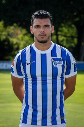 Football Berlin 17 08 2020 Season 2020 2021 1 BL DFL Hertha BSC Berlin Portrait date 2020 2021 Karim Rekik Hertha BSC, No 04