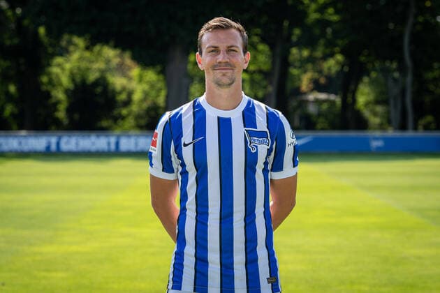 Football Berlin 17 08 2020 Season 2020 2021 1 BL DFL Hertha BSC Berlin Portrait date 2020 2021 Vladimir Darida Hertha BSC, No 06