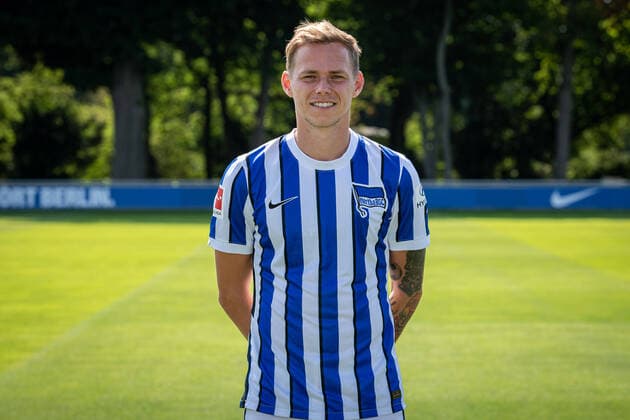 Football Berlin 17 08 2020 Season 2020 2021 1 BL DFL Hertha BSC Berlin Portrait date 2020 2021 Ondrej Duda Hertha BSC, No 10
