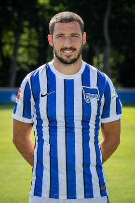 Football Berlin 17 08 2020 Season 2020 2021 1 BL DFL Hertha BSC Berlin Portrait date 2020 2021 Mathew Leckie Hertha BSC, No 11
