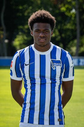 Football Berlin 17 08 2020 Season 2020 2021 1 BL DFL Hertha BSC Berlin Portrait date 2020 2021 Javairo Dilrosun Hertha BSC, No 16
