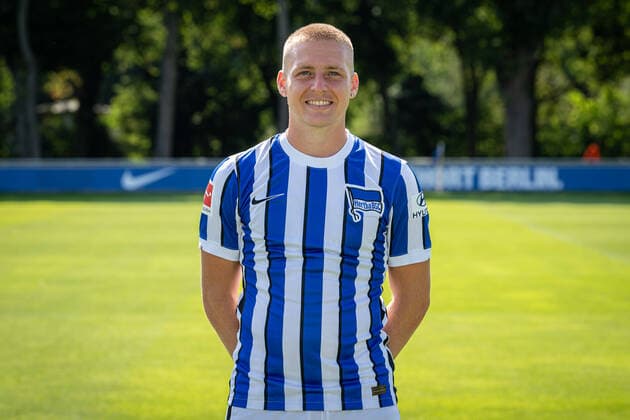 Football Berlin 17 08 2020 Season 2020 2021 1 BL DFL Hertha BSC Berlin Portrait date 2020 2021 Santiago Ascacibar Hertha BSC, No 18
