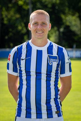 Football Berlin 17 08 2020 Season 2020 2021 1 BL DFL Hertha BSC Berlin Portrait date 2020 2021 Santiago Ascacibar Hertha BSC, No 18